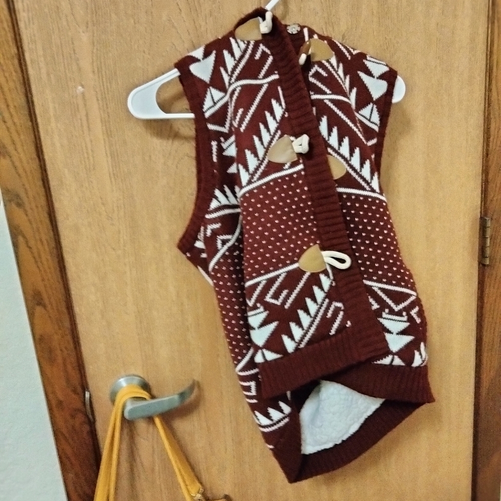 Winter sweater vest